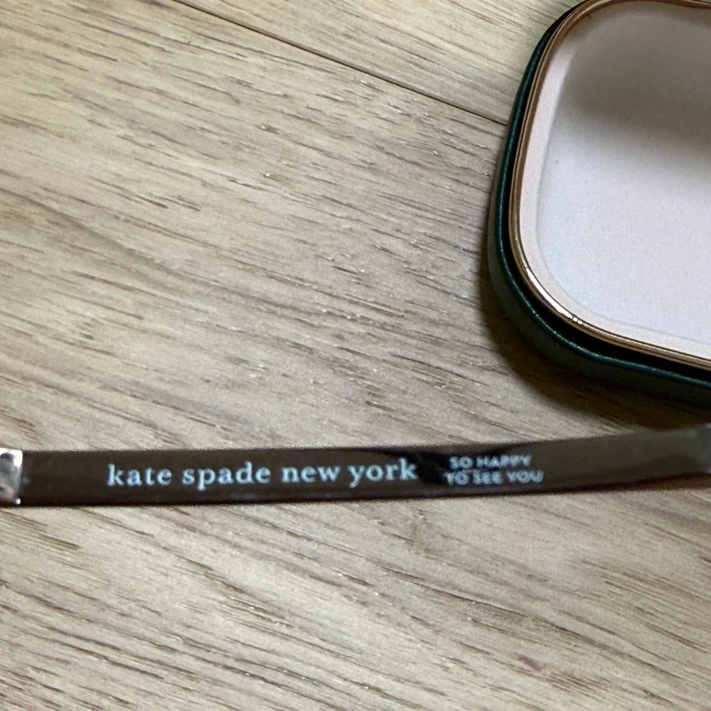 Kate Spade Kalie Eyeglass Frames Women 52-16-145 Brown Pink Green Case
